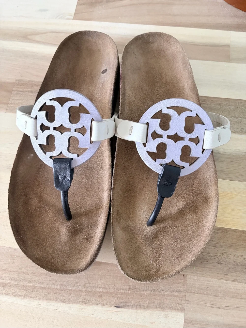 Tory Burch Miller Cloud Sandal Spring Lavender/Perfect Black/New Ivory